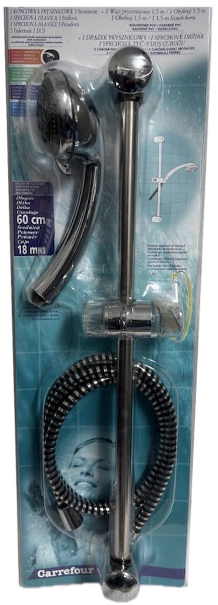 Carrefour 3‑Stralen Doucheset – Luxe, Comfort & Veelzijdigheid