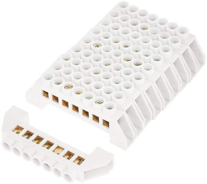 Cosensi - Set van 10 Messing Terminal Blocks voor Elektrische Verbindingen