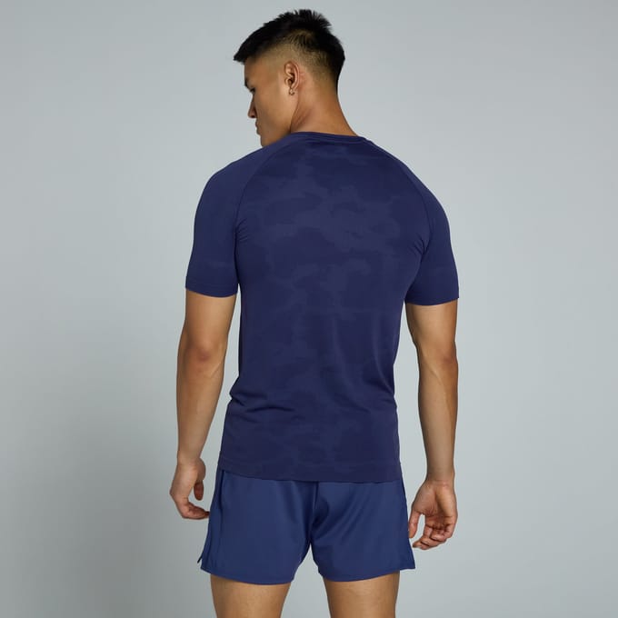 MP Tempo naadloos T-shirt voor heren - Schemerzwart - M