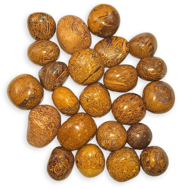 Trommelstenen 500 gr. Jaspis slangen (mt3)