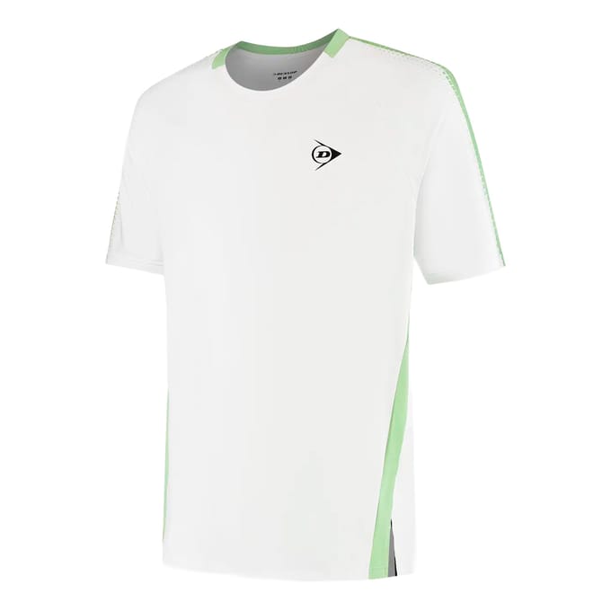 Dunlop Game T-shirt Heren-wit, groen