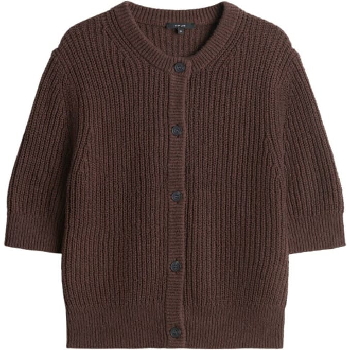 Gebreid shirt met 1/2-mouwen model 'Donousa'