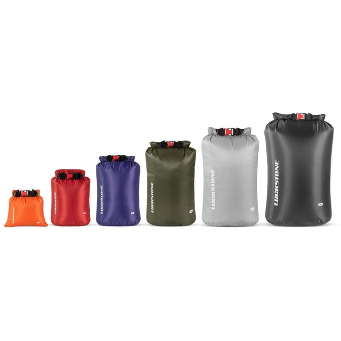 Ultralichte Waterdichte Dry Bag Set 70D Scheurbestendig Polyester Ideaal voor Outdoor Kamperen black