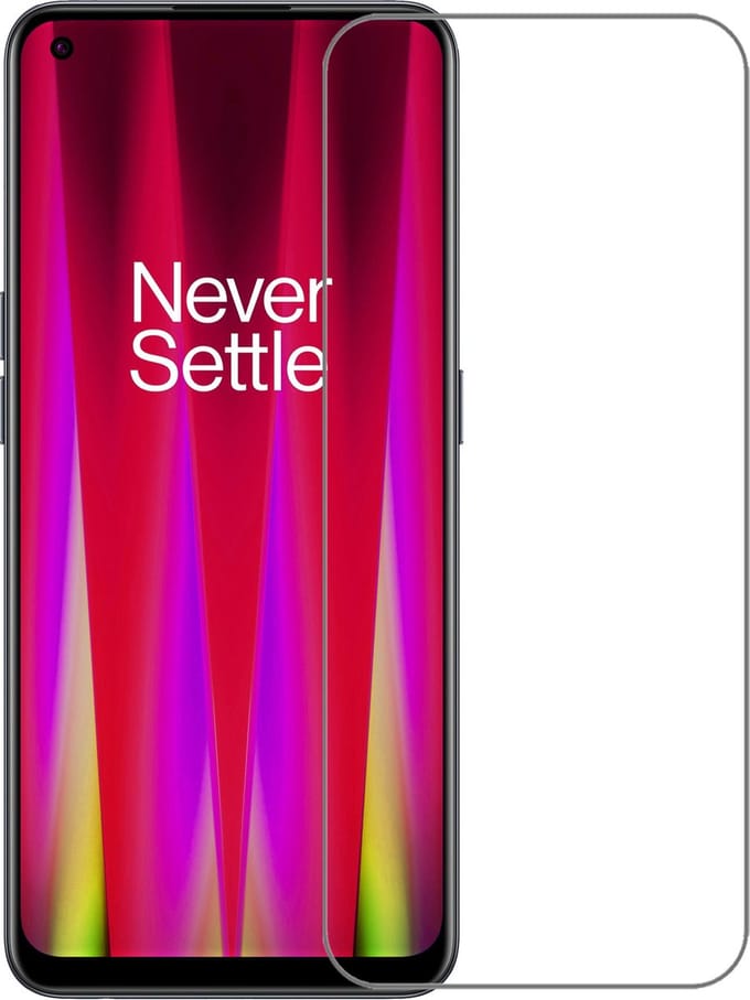 Screenprotector Geschikt voor OnePlus Nord CE 2 - Extra Sterk - Beschermglas - Gehard Glas - Tempered Glass - Screen Protector