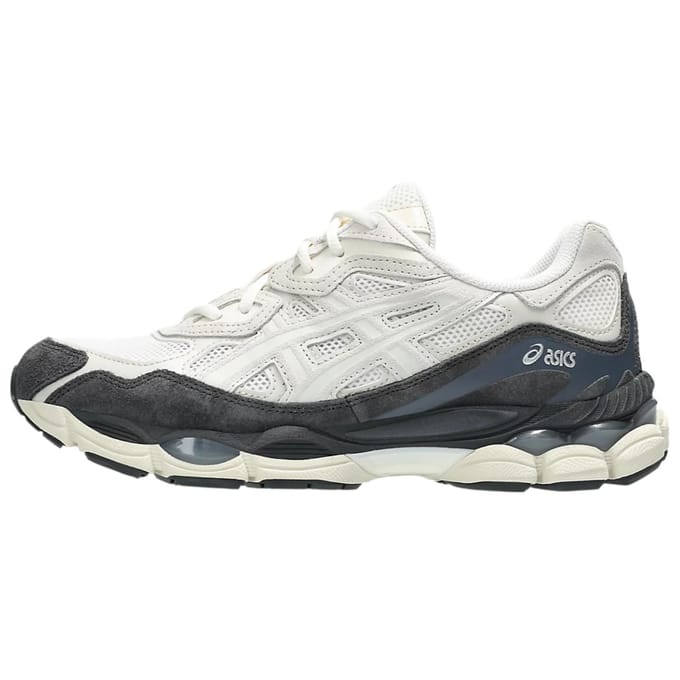 ASICS Gel NYC Wit Rookgrijs Unisex Sneakers 1203A383-111 38