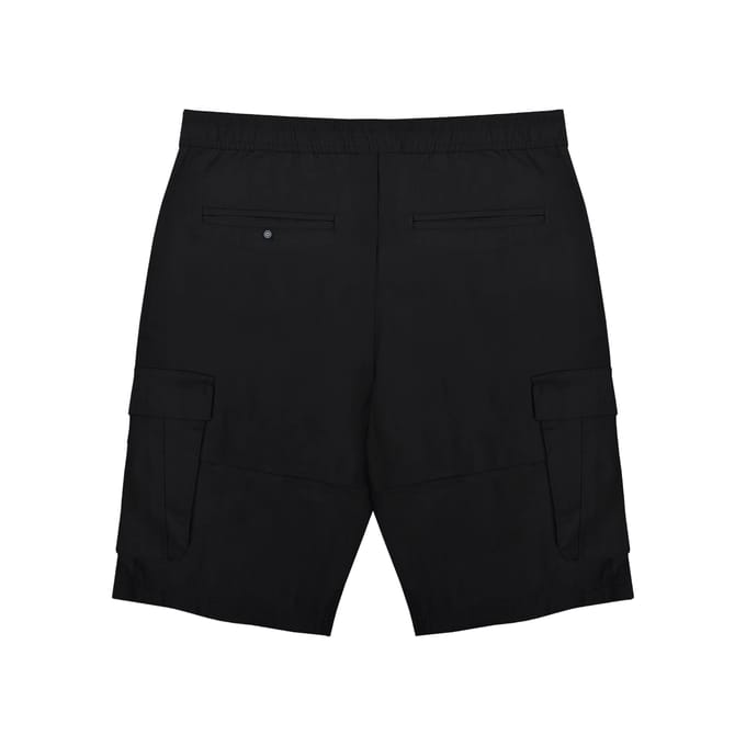 Lambretta Heren Utility SS25 Cargo Shorts (Zwart)