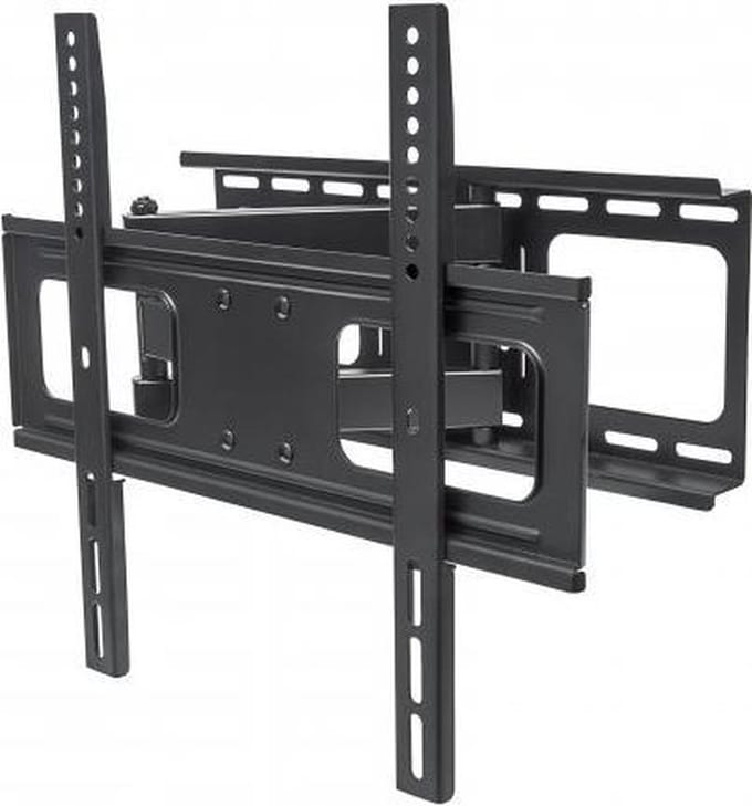 Manhattan 461252 TV-beugel 81,3 cm (32) - 139,7 cm (55) Kantelbaar, Zwenkbaar Voor curved TVs, Variabele afstand tot de muur, Verstelbare ondersteun