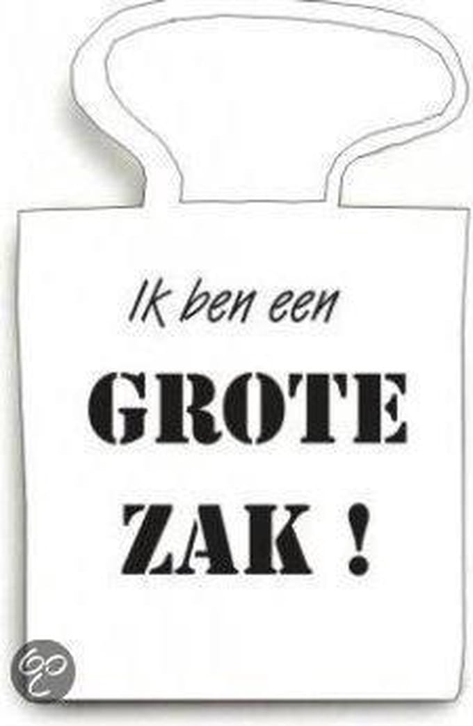 Schoudertas - Draagtas - Shopping Bag - Ik ben een grote zak!