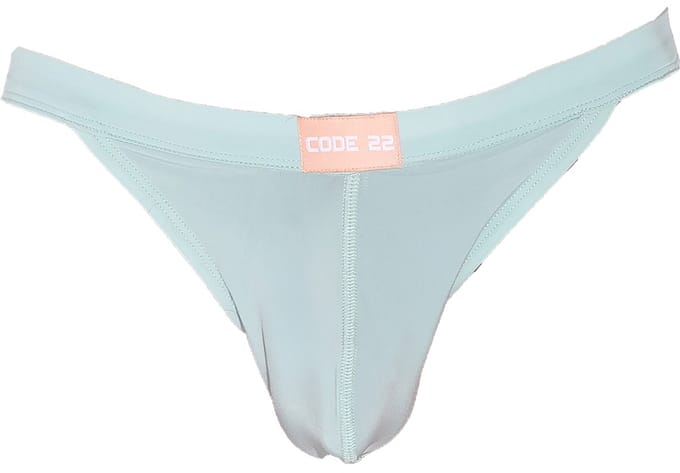 CODE 22 Secret Garden Thong Green - MAAT S - Heren Ondergoed - String voor Man - Mannen Thong