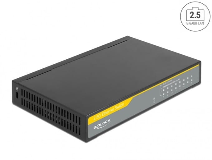 Delock 2.5 Gigabit Ethernet Switch 8 Port