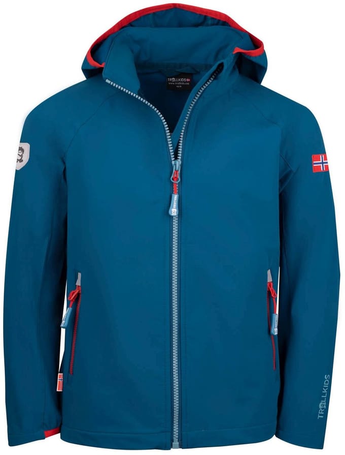 Trollkids Kvalvika Jas Blauw 164 cm Kinderen