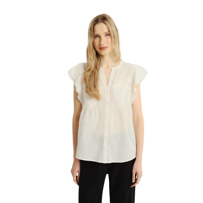 Damesblouse met ruffles Greenpoint