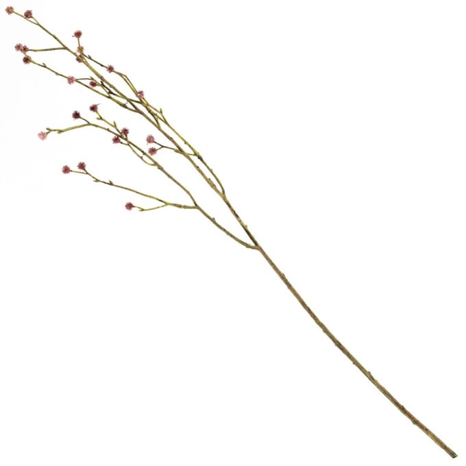 Kunsttak met knoppen 75cm roze