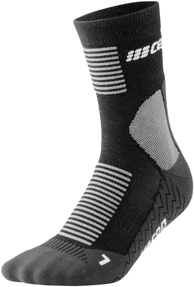 CEP Cold Weather Mid-Cut Compressie Sokken - Zwart - Dames - 37-40