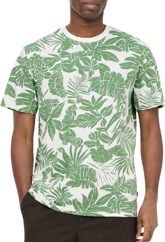 Only & Sons Perry Life Regular Leaf AOP Shirt Heren - Maat L