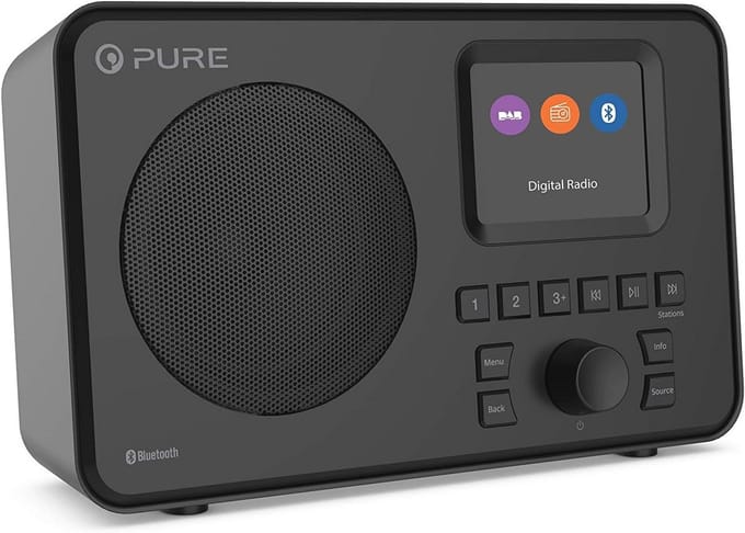 Draagbare DAB+ Radio met Bluetooth 5.0 en 2,4 inch TFT-display