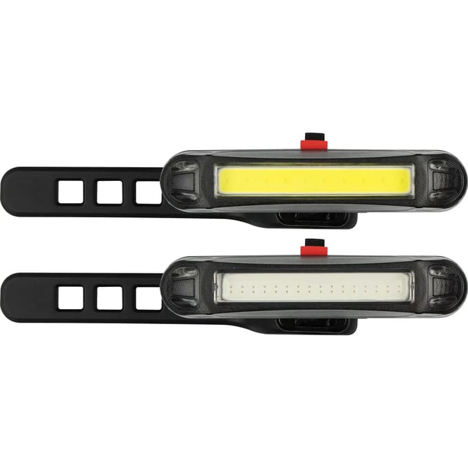 Get & Go LED Fietsverlichtingset oplaadbaar - Zoom Bar 45 - Zwart