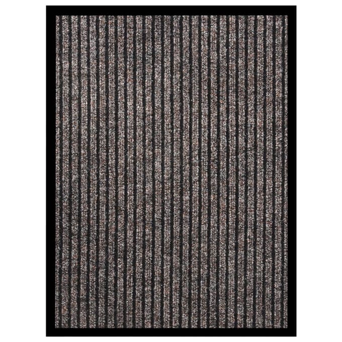 vidaXL - Deurmat - 40x60 - cm - gestreept - beige