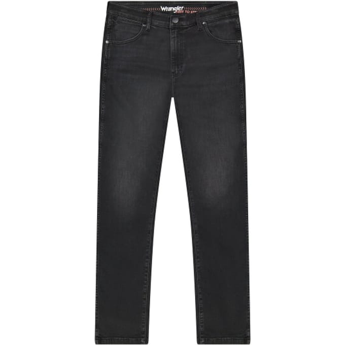 Wrangler - Larston - Heren Slim-fit Jeans - Black Fog