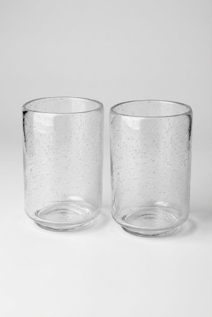 vtwonen - Kandelaren - Glas - 10x15cm - Transparant - Set van 2