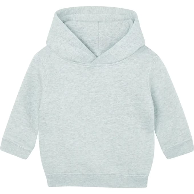 Babybugz Baby Essential Hoodie BZ63 - HEATHER GREY MELANGE - 18-24 Monate