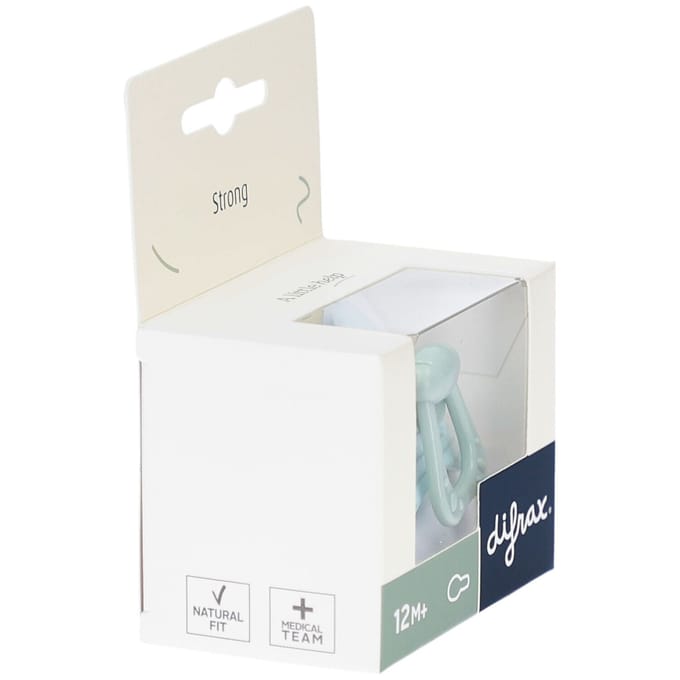 Difrax Natural Fopspeen - 12+ Mnd - Stripy Mint