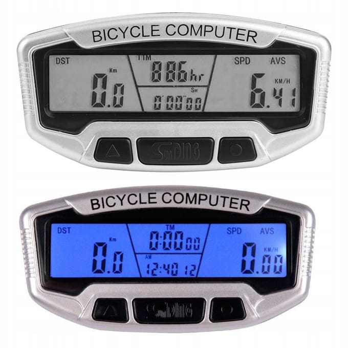 Hangzhou A Link Star Technology Co. Limitted SD-558 - Fietscomputer - 28 Functies - Wodoodoor - Blauwe Verlichting