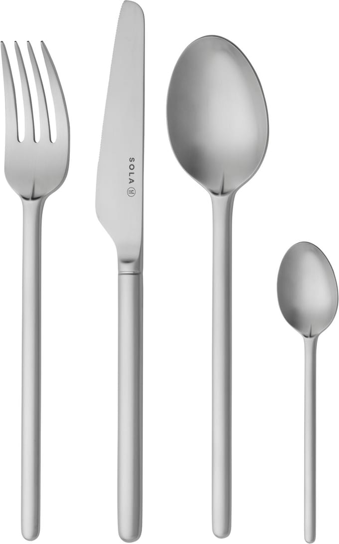 Sola New Dutch Mat Bestekset 6 persoons - 24 delig - Edelstaal 18/10