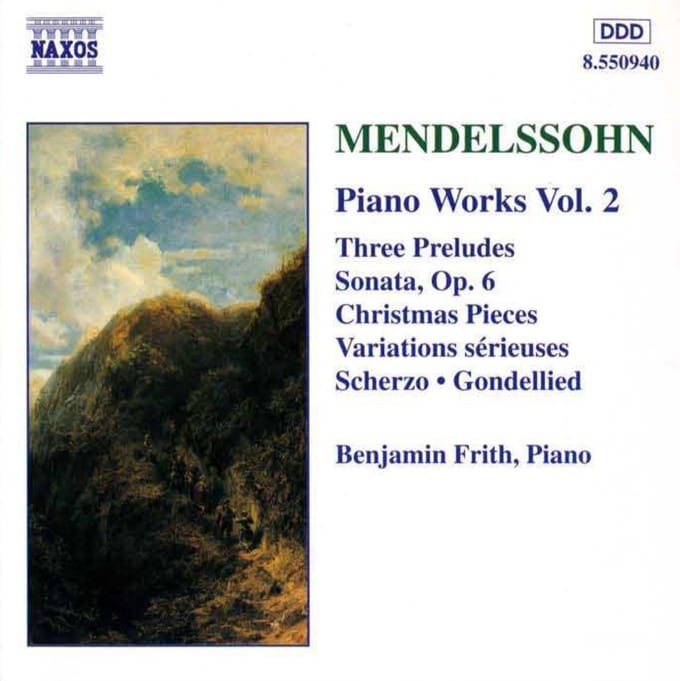 Benjamin Frith - Mendelssohn: Piano Works 2 (CD)