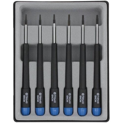 Donau Elektronik Schroevendraaierset 6-delig Binnen-zesrond (TX)