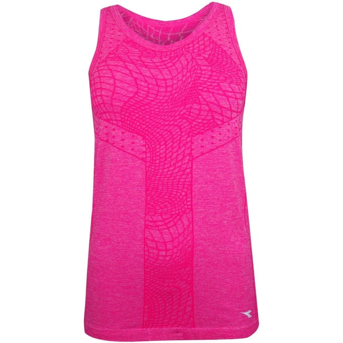 Diadora Naadloos Dames Roze Vest