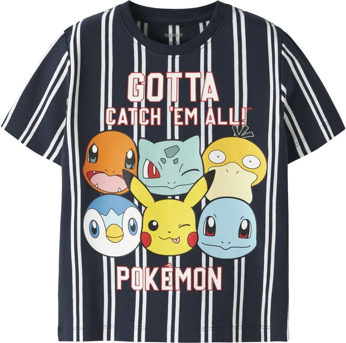 NAME IT - NMMJESPER POKEMON SS NREG TOP SKY - Jongens - T-shirts