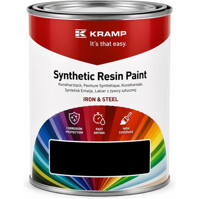 Peinture Adaptée Aux Machines New Holland, Noir Mat 1 L