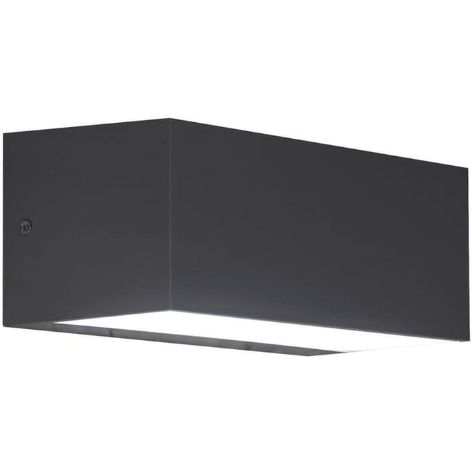 Viokef LED buitenwandlamp Amelia, donkergrijs