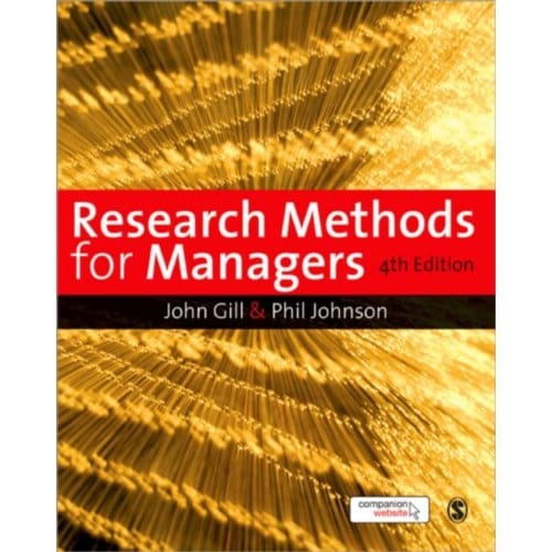 Research Methods For Managers - Gill, John