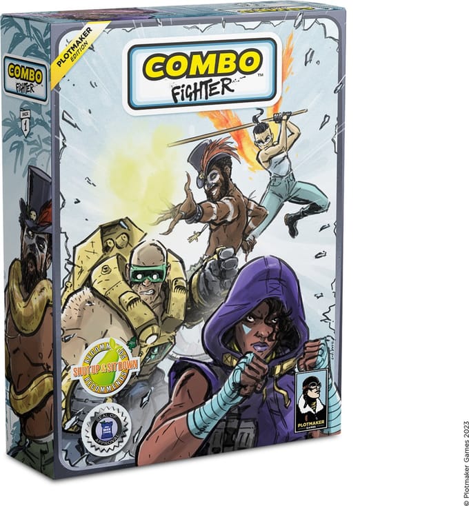 Plotmaker Games - Combo Fighter: Plotmaker Edition - Pack 1 - Kaartspel - Solo, 1 vs 1 en 2 vs 2 te spelen - Engelstalige Versie