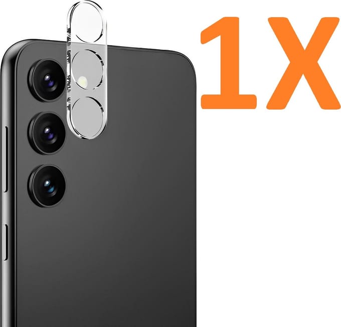 Camera Lens Glass Protector - beschermer Geschikt voor: Samsung Galaxy S23 FE - Transparant - 1x