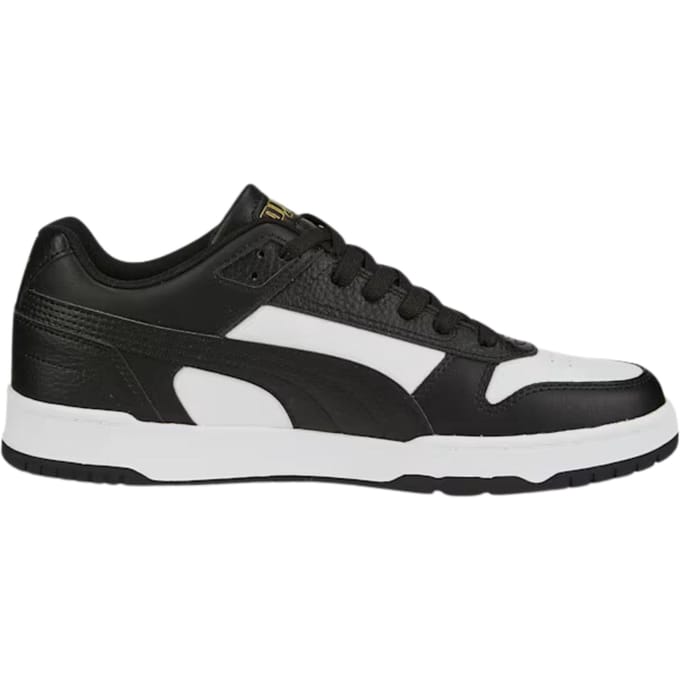 PUMA RBD Game Low Unisex Sneakers - Zwart/Wit/Goud