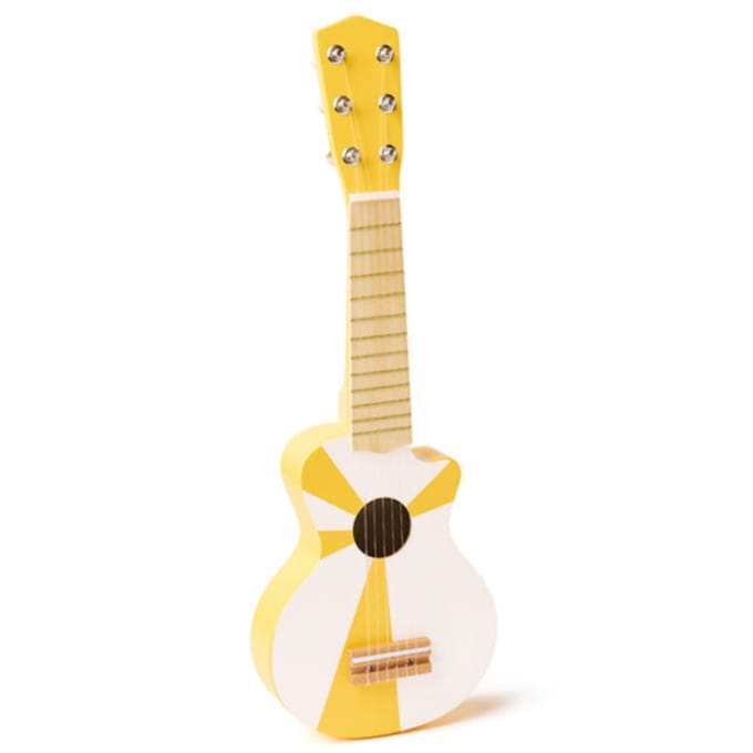Kids Concept gitaar geel wit