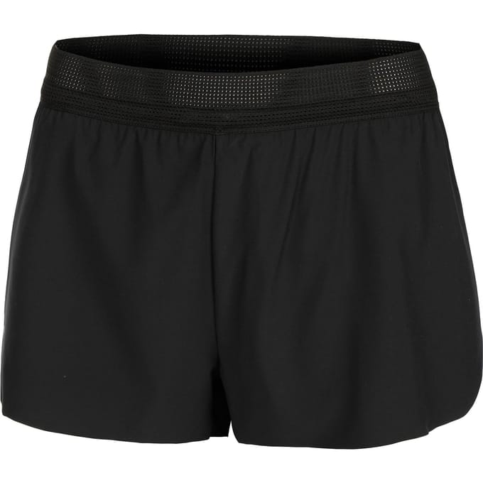 Craft Pro Hypervent Split 2 Hardloopshorts Dames-Zwart