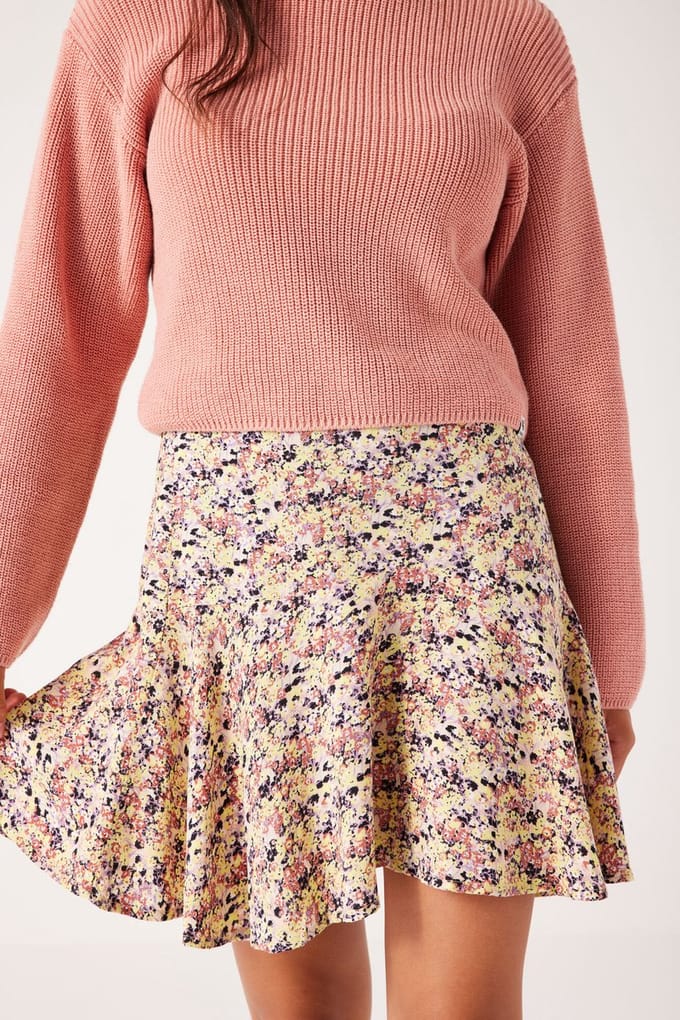 GARCIA Meisjes Print Rok Geel