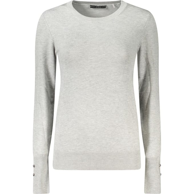 Guess Jeans Grigio Viscose Dames Sweater