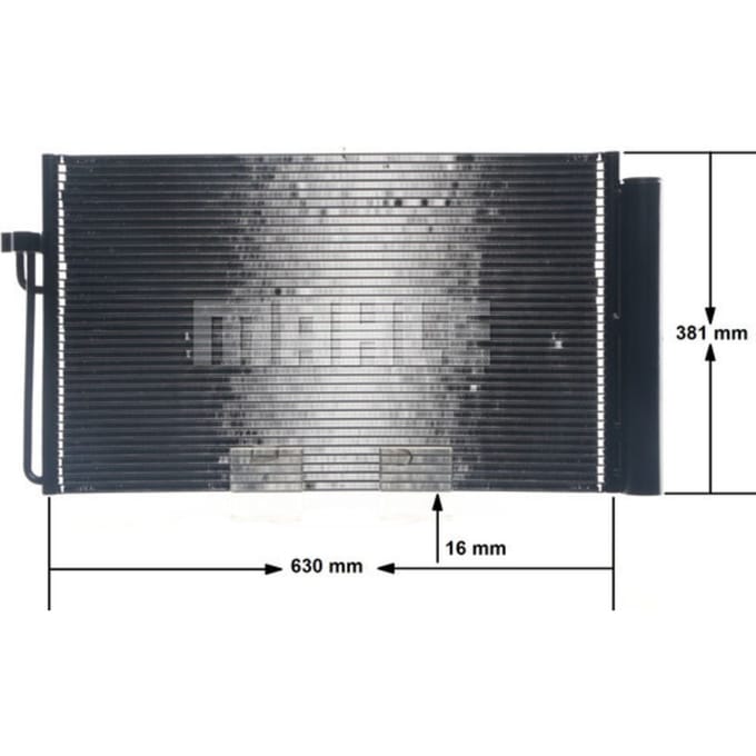 Condensator, airconditioner MAHLE AC 345 000S