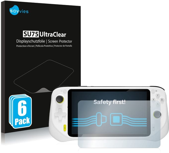 Savvies - Screenprotector voor Logitech G Cloud - Folie Beschermfolie transparant 6 Stuks