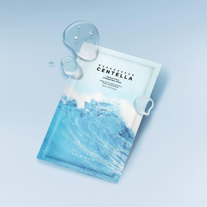 [SKIN1004] Madagaskar Centella Hyalu-Cica Hydraterend Masker 23ml 5EA white