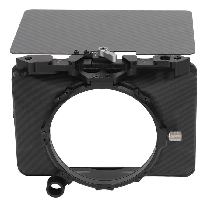 FOTGA Matte Box Koolstofvezel Mini Lichtgewicht Meerdere Interfaces Matte Box voor Camera Lens gray