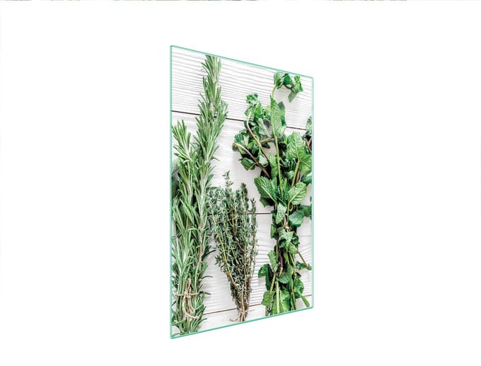 TMK ArtDeko - Snijplank Glas - 35x52 cm - Bescherming - Przyprawy