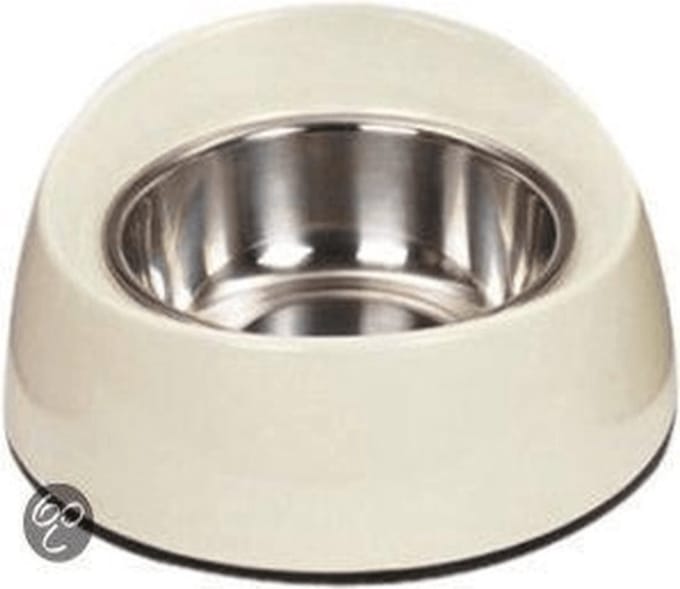 Nobby Eetbak Melamine - Wit - 350 ml