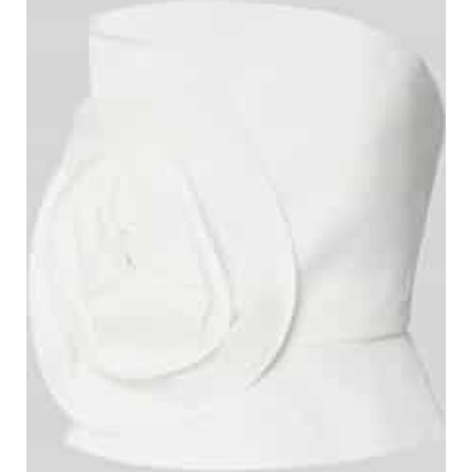 Slim fit Top met bloemenapplicatie