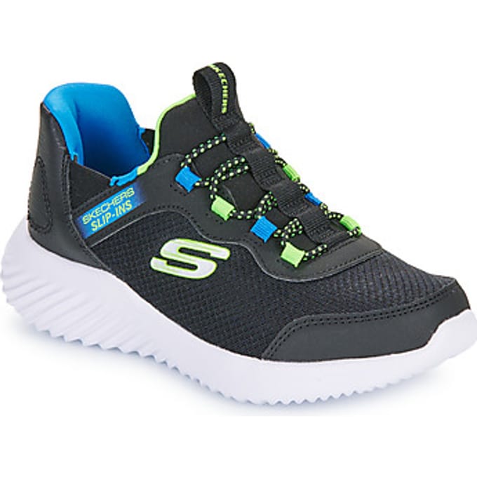Skechers Slip-ins Bounder jongens sneakers zwart